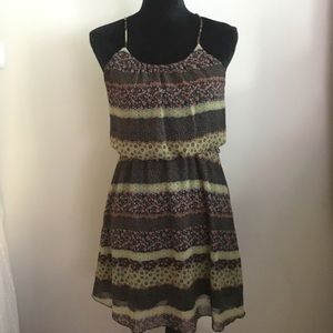 Final Touch Multicolor Floral Print Sun Dress